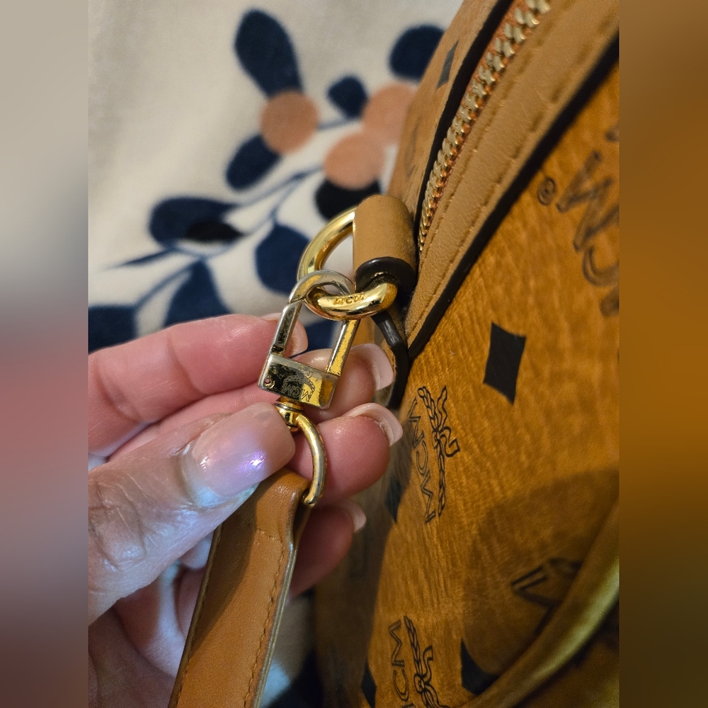 MCM Tan Monogram Handbag - Picture 14 of 16